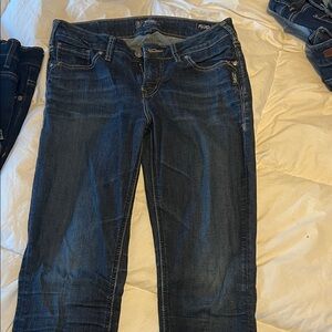 Silver aikos fluid  Women's Dark Blue Jeans